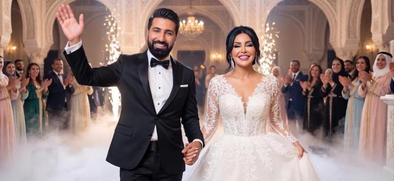 الفنان السوري شادي رحال يتزوج مغربية في عرس أسطوري 