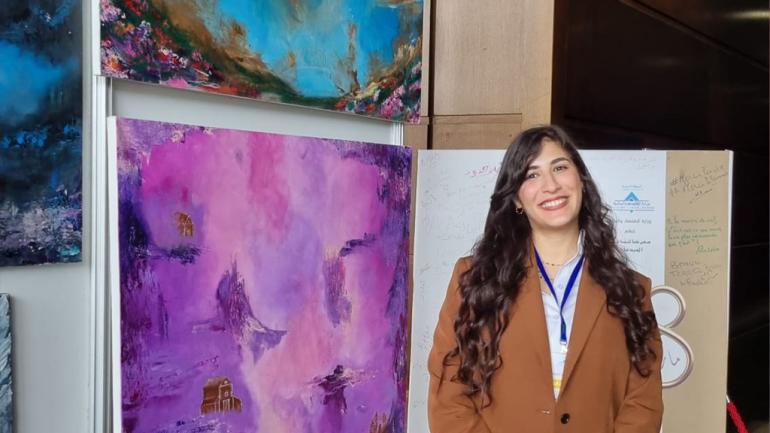 الفنانة أسماء رحو: ريشة أنثى ترسم الحلم وتستحضر الطبيعة من عمق الوجدان