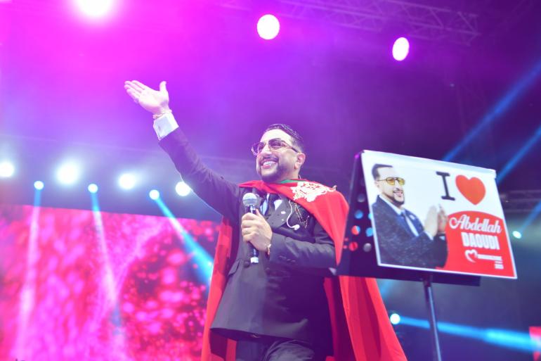 في حفل حضره أزيد من 280 ألف متفرج.. عبدالله الداودي يبصم على مشاركة مميزة في مهرجان موازين 
